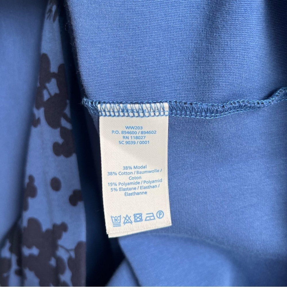 Boden Blue A-line Dress with 3/4 Sleeves - Picture 10 of 13